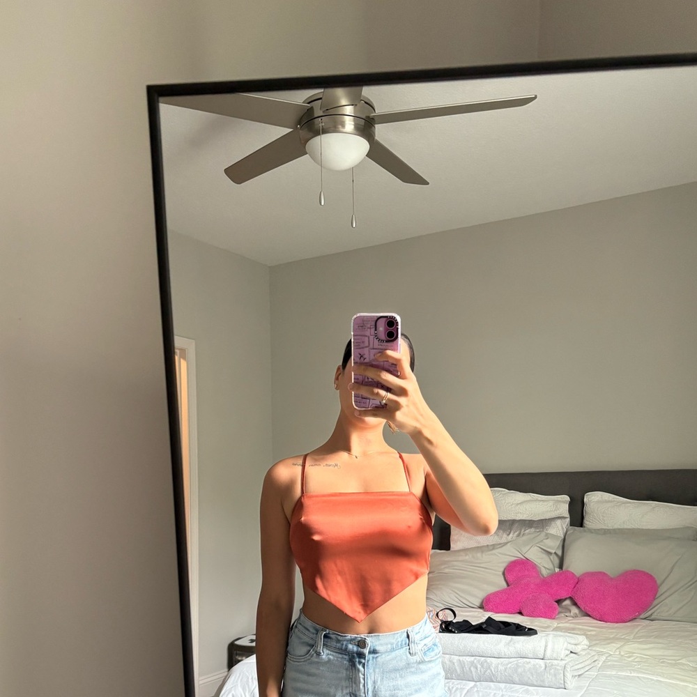 Women's Orange Cami Top